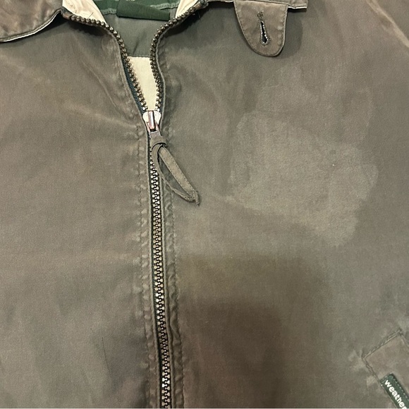 Weatherproof Jacket Full Zip Men's Size Small Olive Green Vintage - Picture 10 of 10